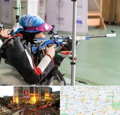 باشگاه تیراندازی بانوان در جنت آباد تهران 