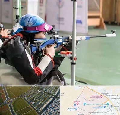 باشگاه تیراندازی بانوان در الهیه مشهد