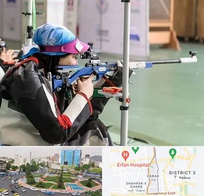 باشگاه تیراندازی بانوان در ونک 