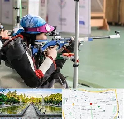 باشگاه تیراندازی بانوان در سرسبز 