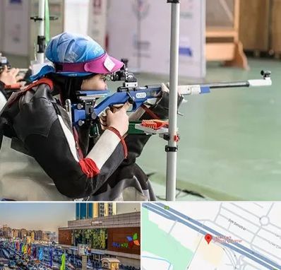 باشگاه تیراندازی بانوان در لاله پارک تبریز