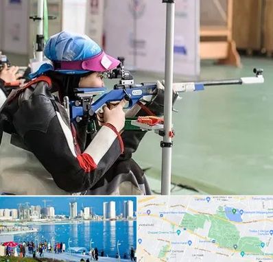 باشگاه تیراندازی بانوان در چیتگر 