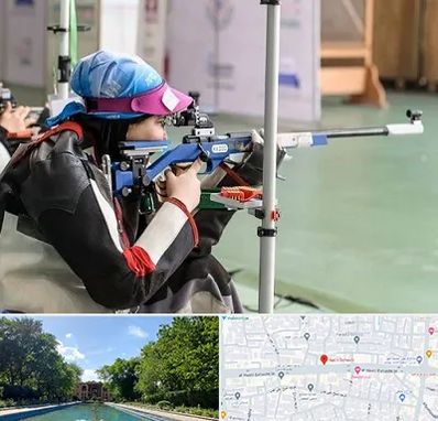 باشگاه تیراندازی بانوان در هشت بهشت اصفهان