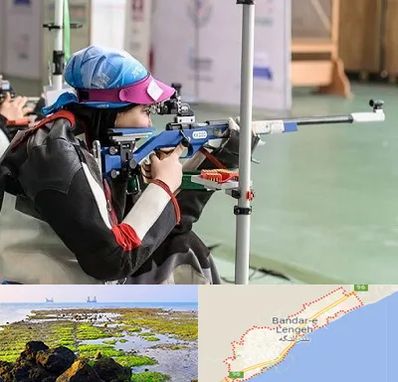 باشگاه تیراندازی بانوان در بندرلنگه