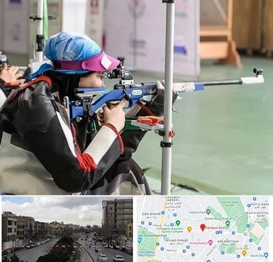 باشگاه تیراندازی بانوان در بلوار فردوسی مشهد