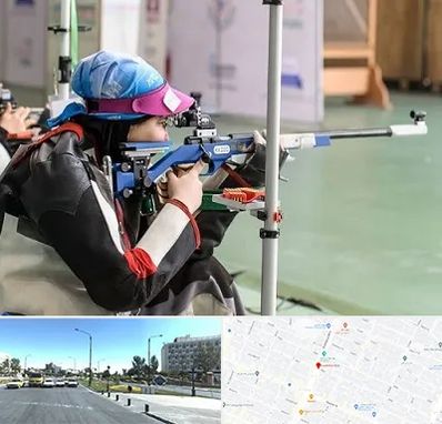 باشگاه تیراندازی بانوان در بلوار کلاهدوز مشهد