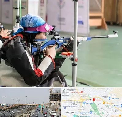 باشگاه تیراندازی بانوان در بلوار توس مشهد