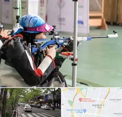 باشگاه تیراندازی بانوان در ظفر 