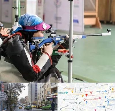 باشگاه تیراندازی بانوان در فاطمی 