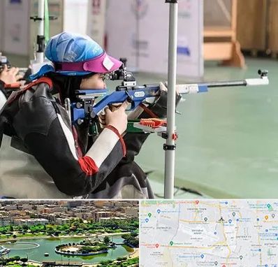 باشگاه تیراندازی بانوان در منطقه 9 تهران 