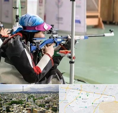 باشگاه تیراندازی بانوان در منطقه 8 تهران 