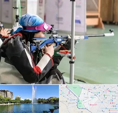 باشگاه تیراندازی بانوان در کوهسنگی مشهد