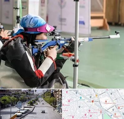 باشگاه تیراندازی بانوان در خیابان زند شیراز