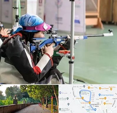 باشگاه تیراندازی بانوان در بلوار گیلان رشت