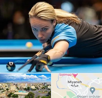 باشگاه بیلیارد بانوان در میانه