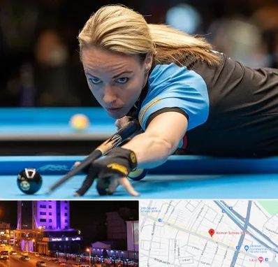 باشگاه بیلیارد بانوان در آبرسان تبریز