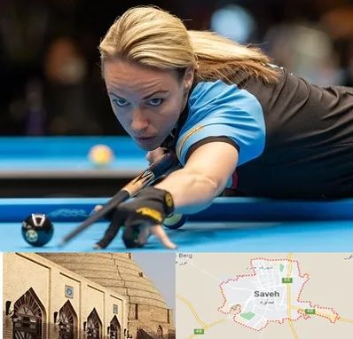 باشگاه بیلیارد بانوان در ساوه