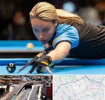 باشگاه بیلیارد بانوان در ستارخان شیراز