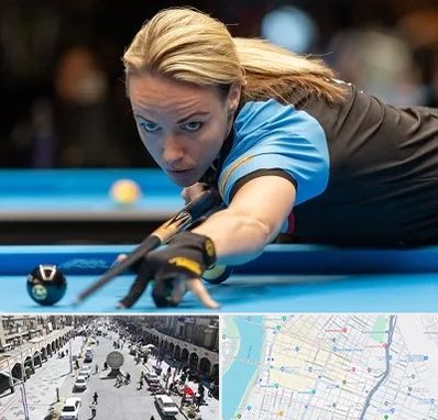 باشگاه بیلیارد بانوان در نادری اهواز