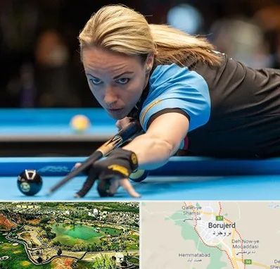 باشگاه بیلیارد بانوان در بروجرد