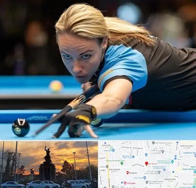 باشگاه بیلیارد بانوان در میدان حر 