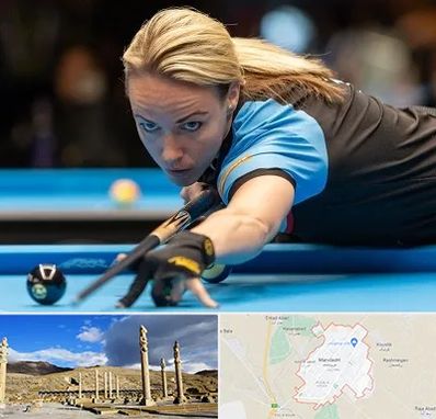 باشگاه بیلیارد بانوان در مرودشت