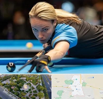 باشگاه بیلیارد بانوان در کاشمر