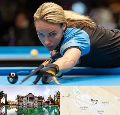 باشگاه بیلیارد بانوان در شیراز