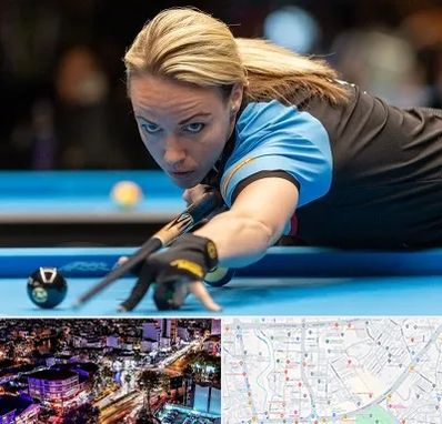 باشگاه بیلیارد بانوان در منظریه رشت