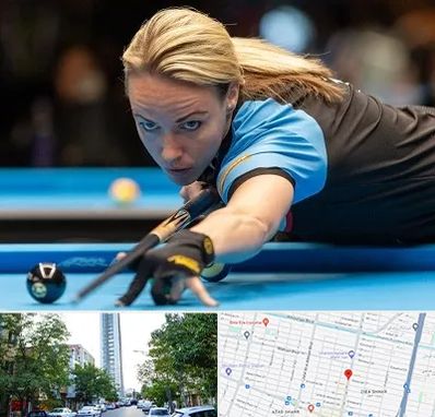 باشگاه بیلیارد بانوان در امامت مشهد