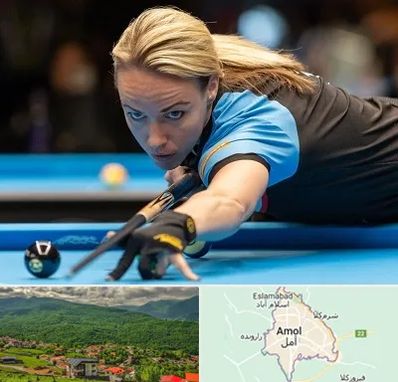 باشگاه بیلیارد بانوان در آمل