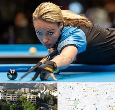 باشگاه بیلیارد بانوان در دیباجی 