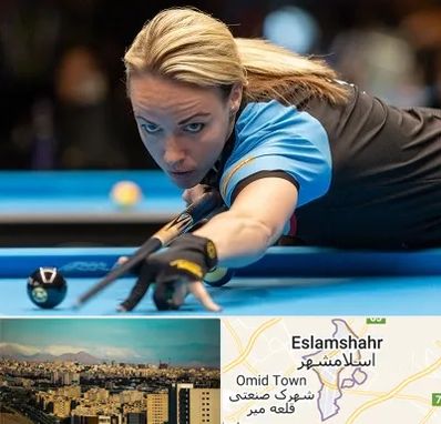 باشگاه بیلیارد بانوان در اسلامشهر