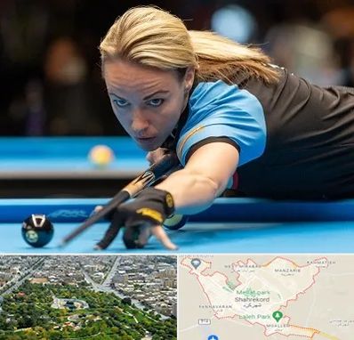 باشگاه بیلیارد بانوان در شهرکرد