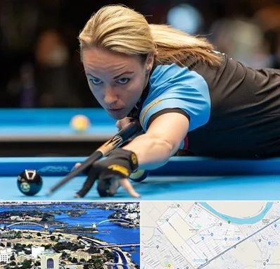 باشگاه بیلیارد بانوان در کوروش اهواز