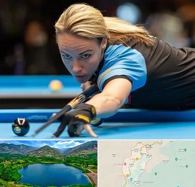 باشگاه بیلیارد بانوان در رودبار