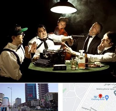 ایونت مافیا در چهارراه طالقانی کرج