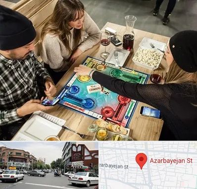 کافه گیم در خیابان آذربایجان