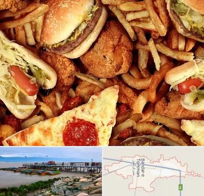 فست فود کیلویی در بندر ترکمن
