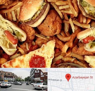 فست فود کیلویی در خیابان آذربایجان