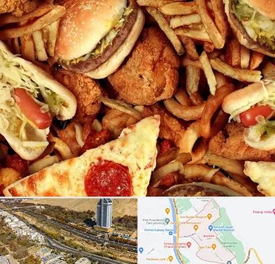فست فود کیلویی در خیابان نیایش شیراز