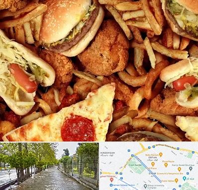فست فود کیلویی در خیابان ارم شیراز