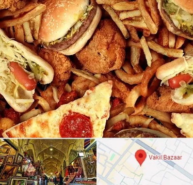 فست فود کیلویی در بازار وکیل شیراز