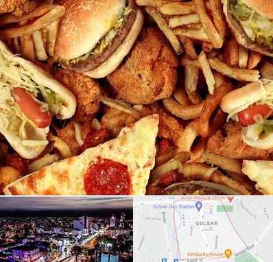 فست فود کیلویی در گلسار رشت 