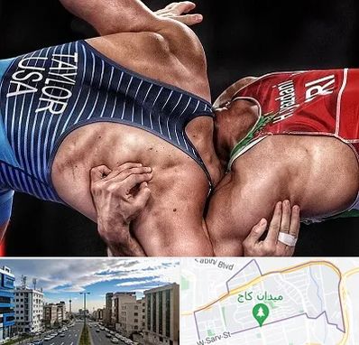 باشگاه کشتی در سعادت آباد 