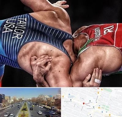 باشگاه کشتی در بلوار معلم مشهد