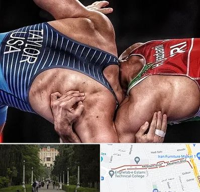 باشگاه کشتی در بلوار معلم رشت 