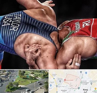 باشگاه کشتی در شاهین ویلا کرج