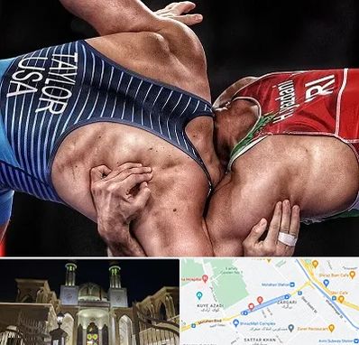 باشگاه کشتی در زرگری شیراز