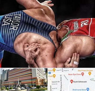 باشگاه کشتی در سهروردی 